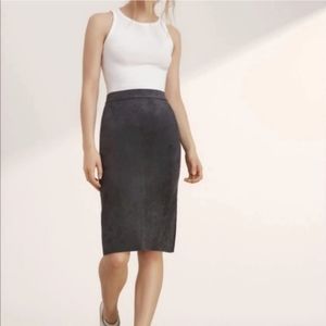 Wilfred Aritzia Lis Faux Suede Skirt